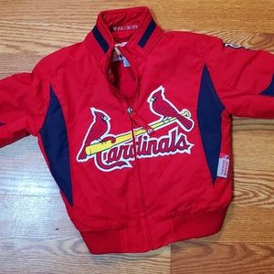 VINTAGE MAJESTIC MLB CARDINALS JACKET SZ 2T